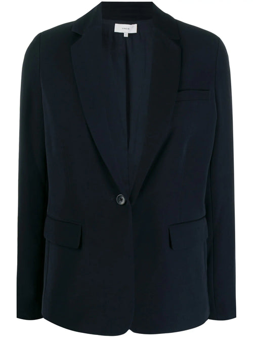 Tailored Single-Button Blazer