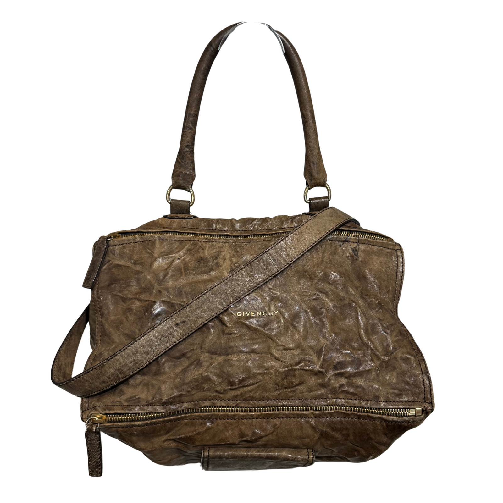 Large Tumbled Sheepskin Pandora Messenger Bag