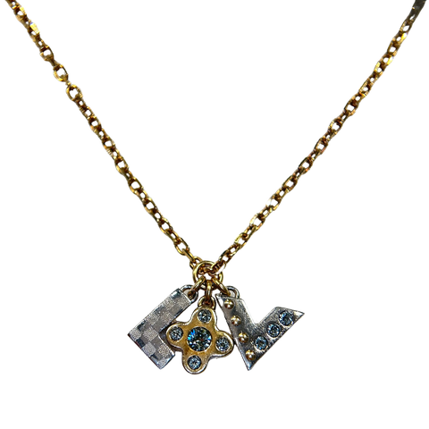 Repurposed Chanel Colouful Pendant Necklace