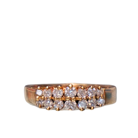 Green Quartz Sparklers Ring