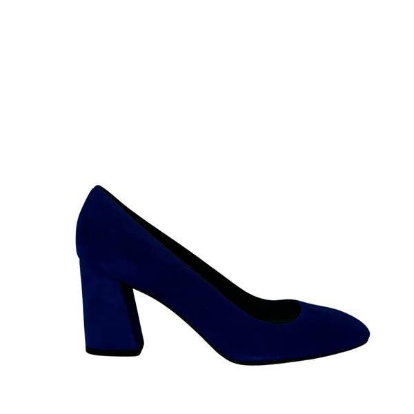 Blue suede stiletto heels online