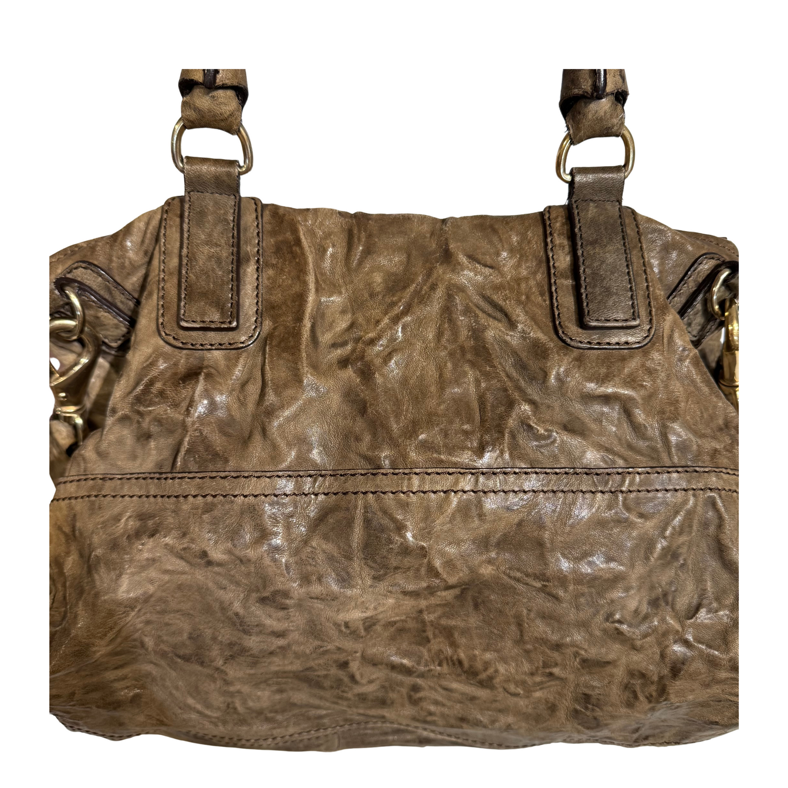 Large Tumbled Sheepskin Pandora Messenger Bag