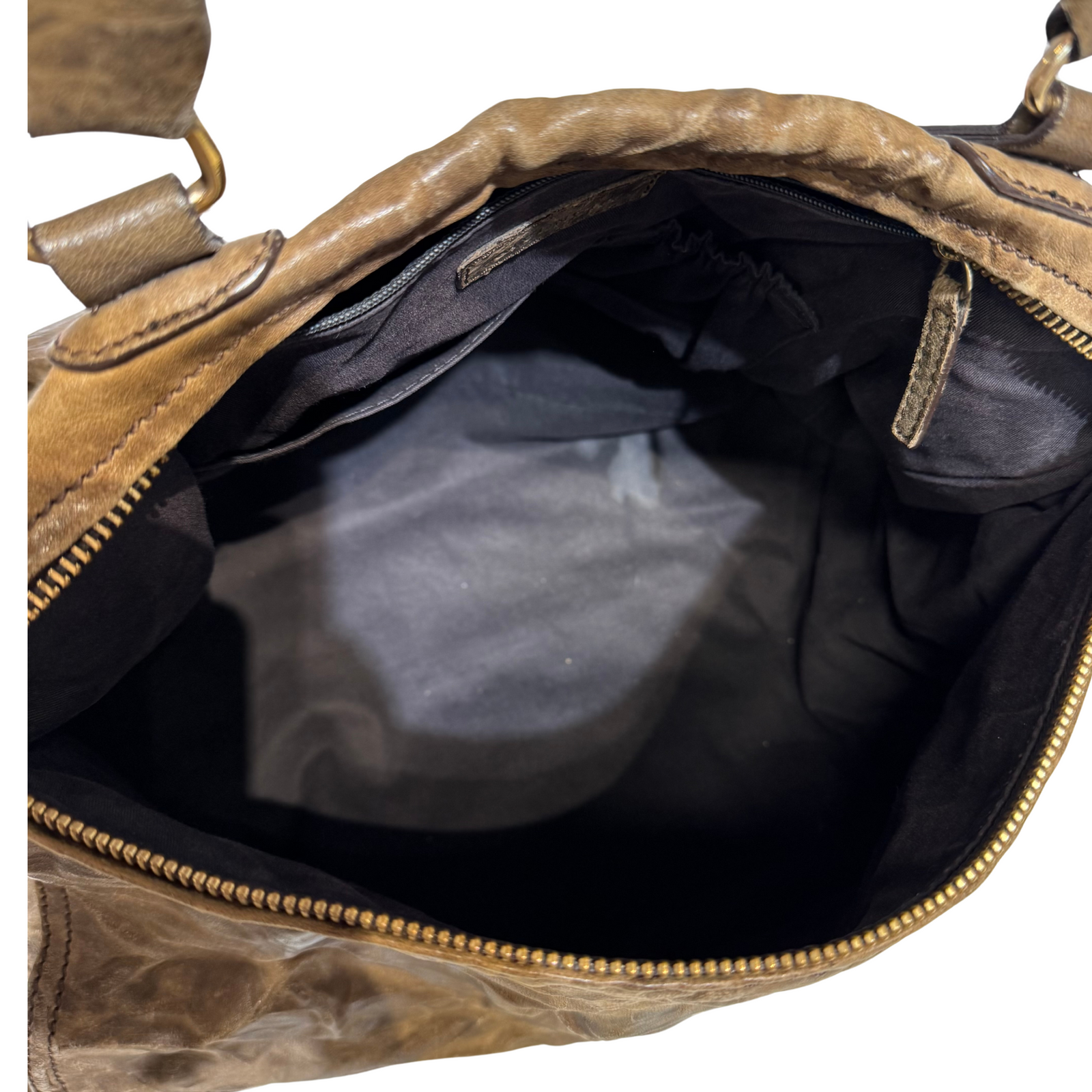 Large Tumbled Sheepskin Pandora Messenger Bag