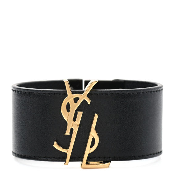 Calfskin Monogram Bracelet Black – Loom & Magpie Boutique