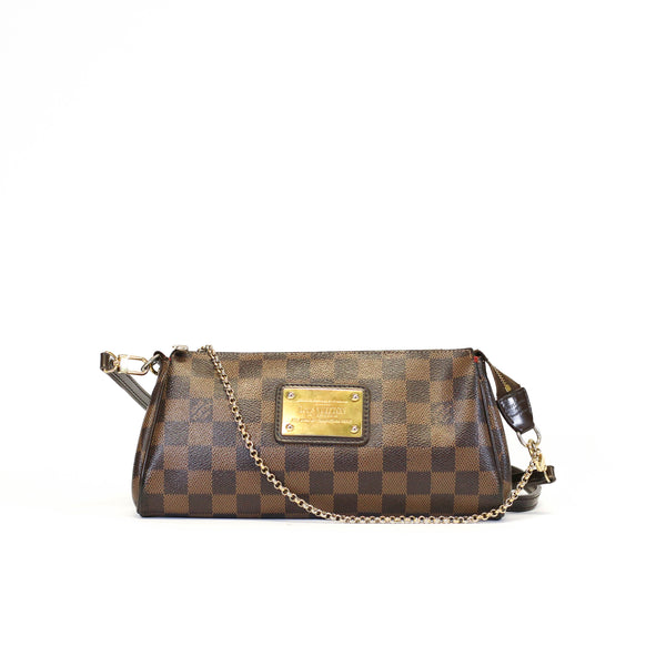 Damier Ebene Eva Clutch – Loom & Magpie Boutique