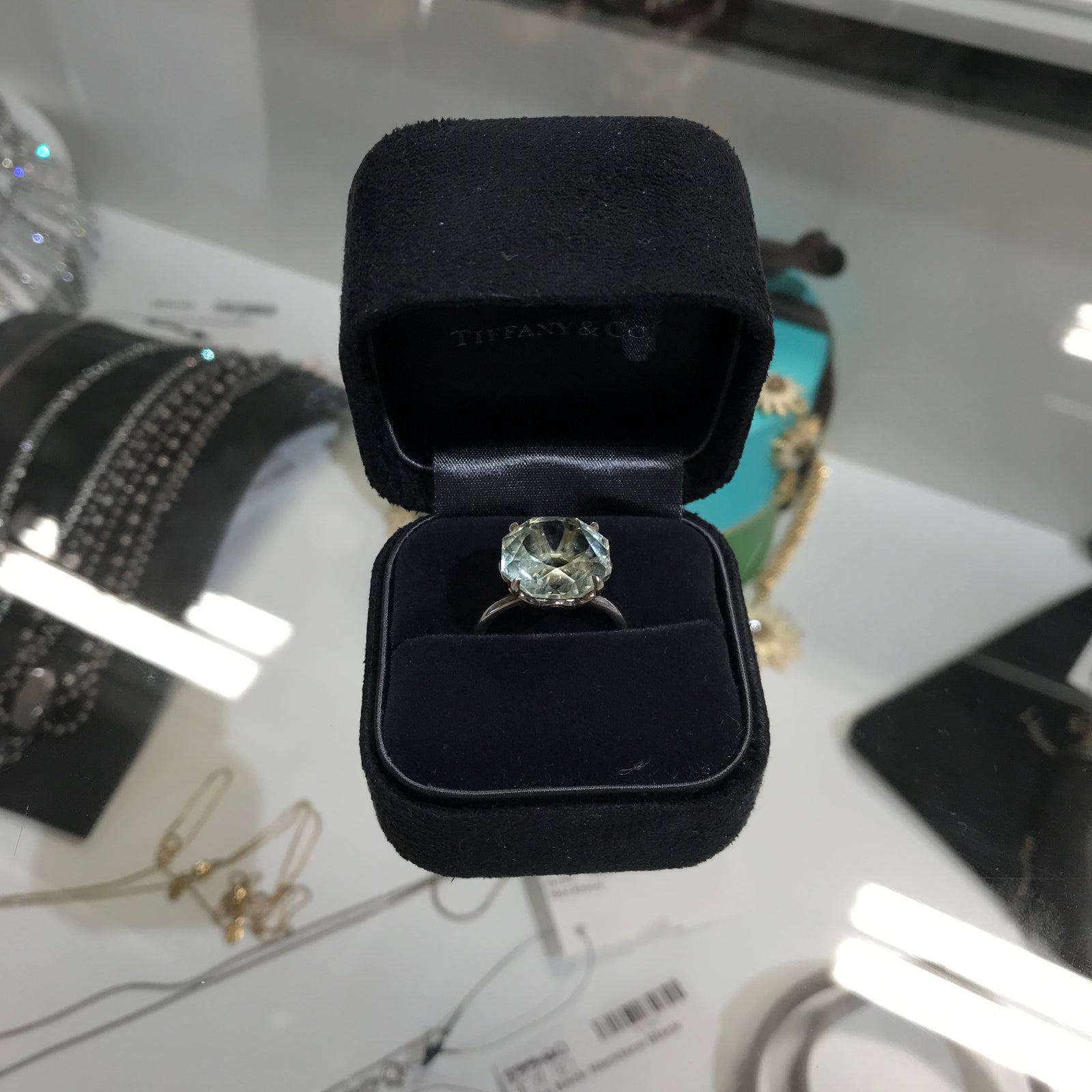 Green Quartz Sparklers Ring