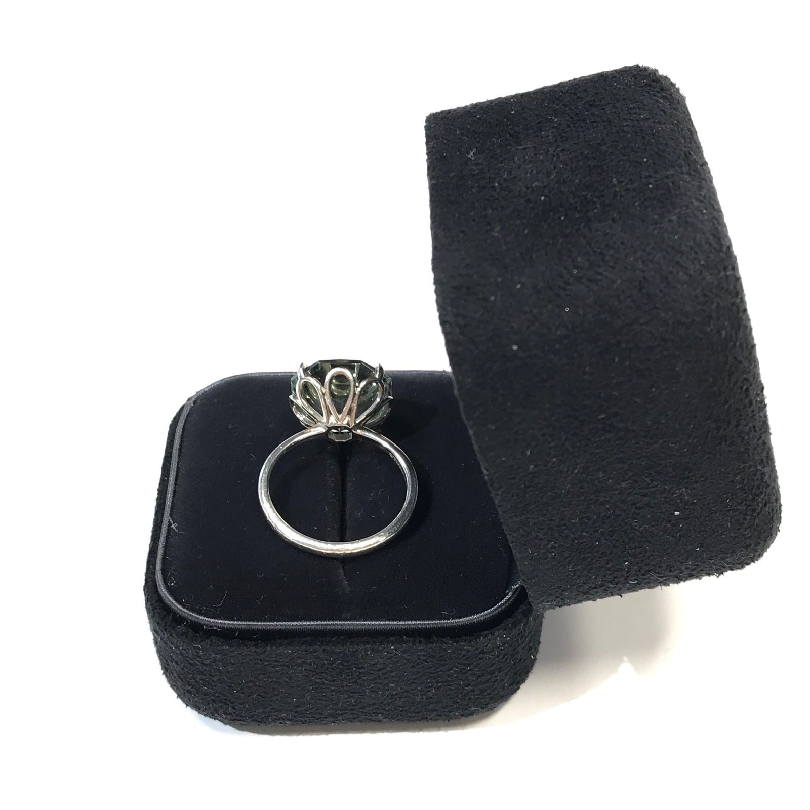 Green Quartz Sparklers Ring