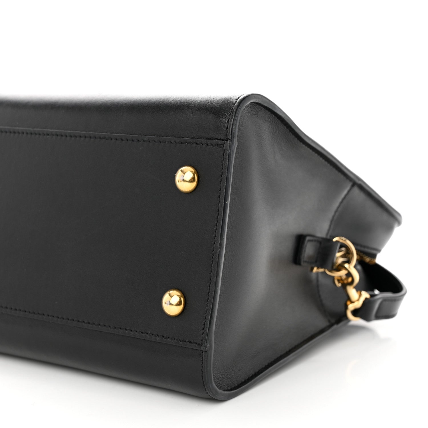 Smooth Calfskin Small Monogram Cabas Black