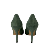 Sage Green Suede Heels 38