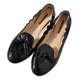 Patent Leather Tassel Loafer 39.5