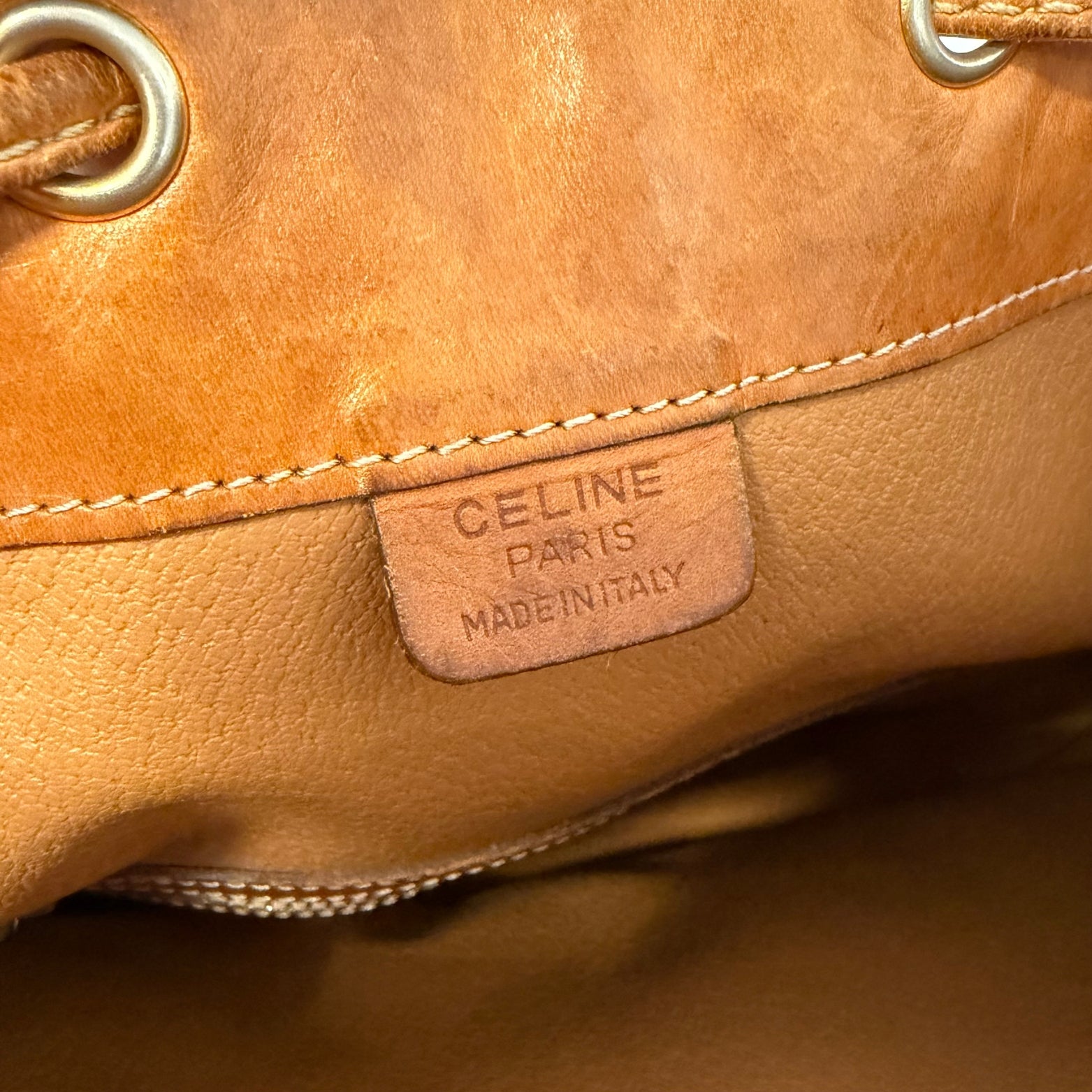 Vintage Macadam Bucket Bag