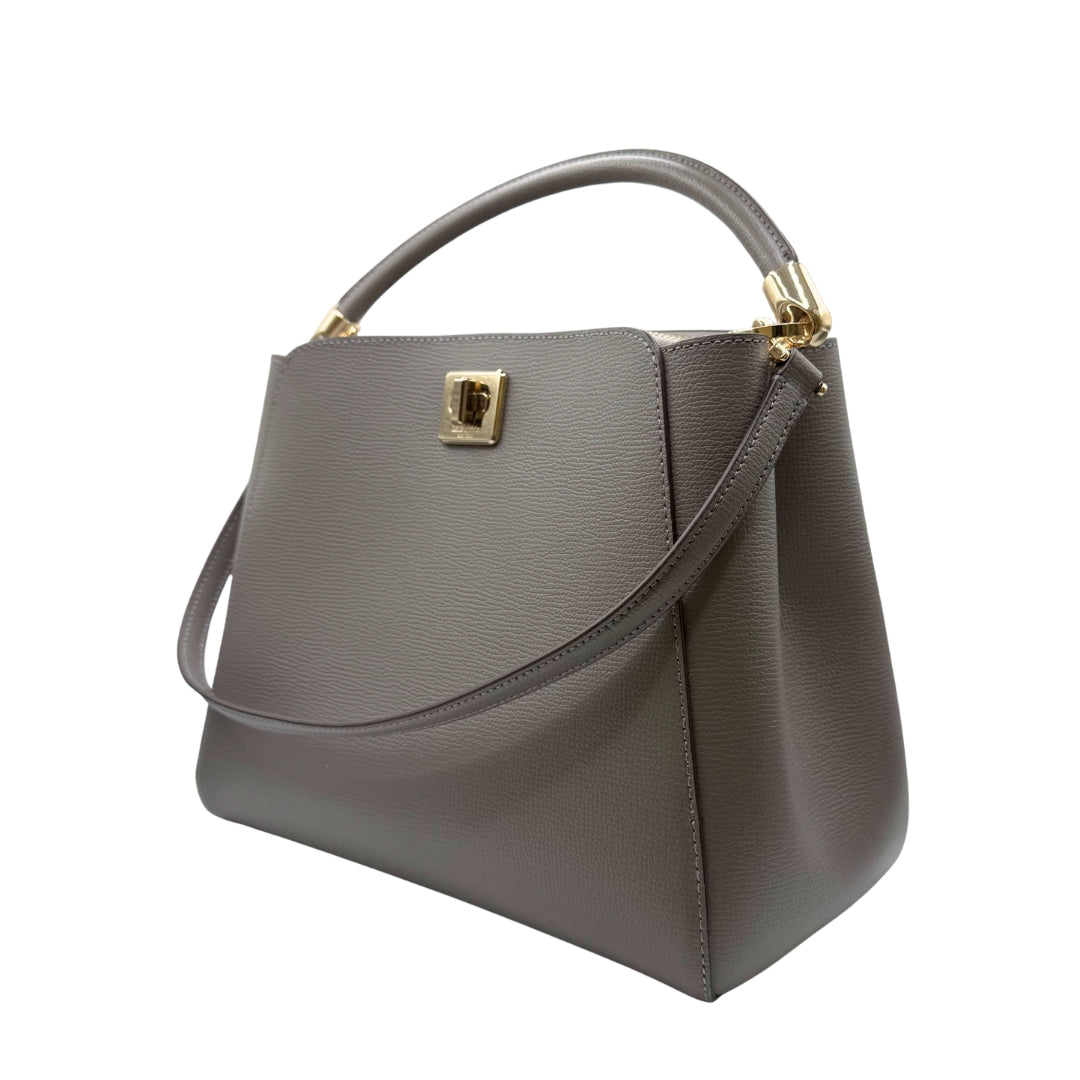 Grey Satchel Bag