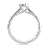10k White Gold Ring