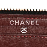 Lambskin Quilted Zip Around Wallet
