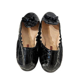 Patent Leather Tassel Loafer 39.5
