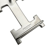 32mm H Belt Buckle in Silver