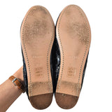Patent Leather Tassel Loafer 39.5