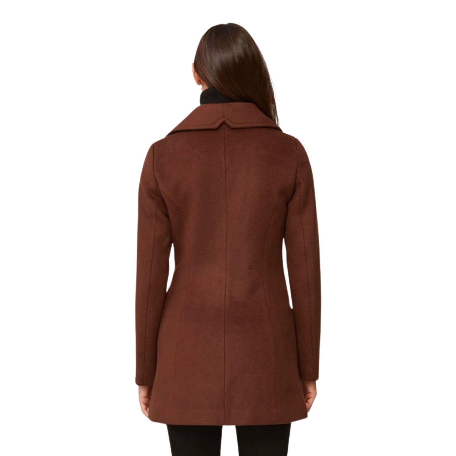 Orange Wool Coat
