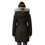 Black Fur Down Coat