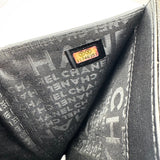 Patent Leather Brown Trifold Wallet