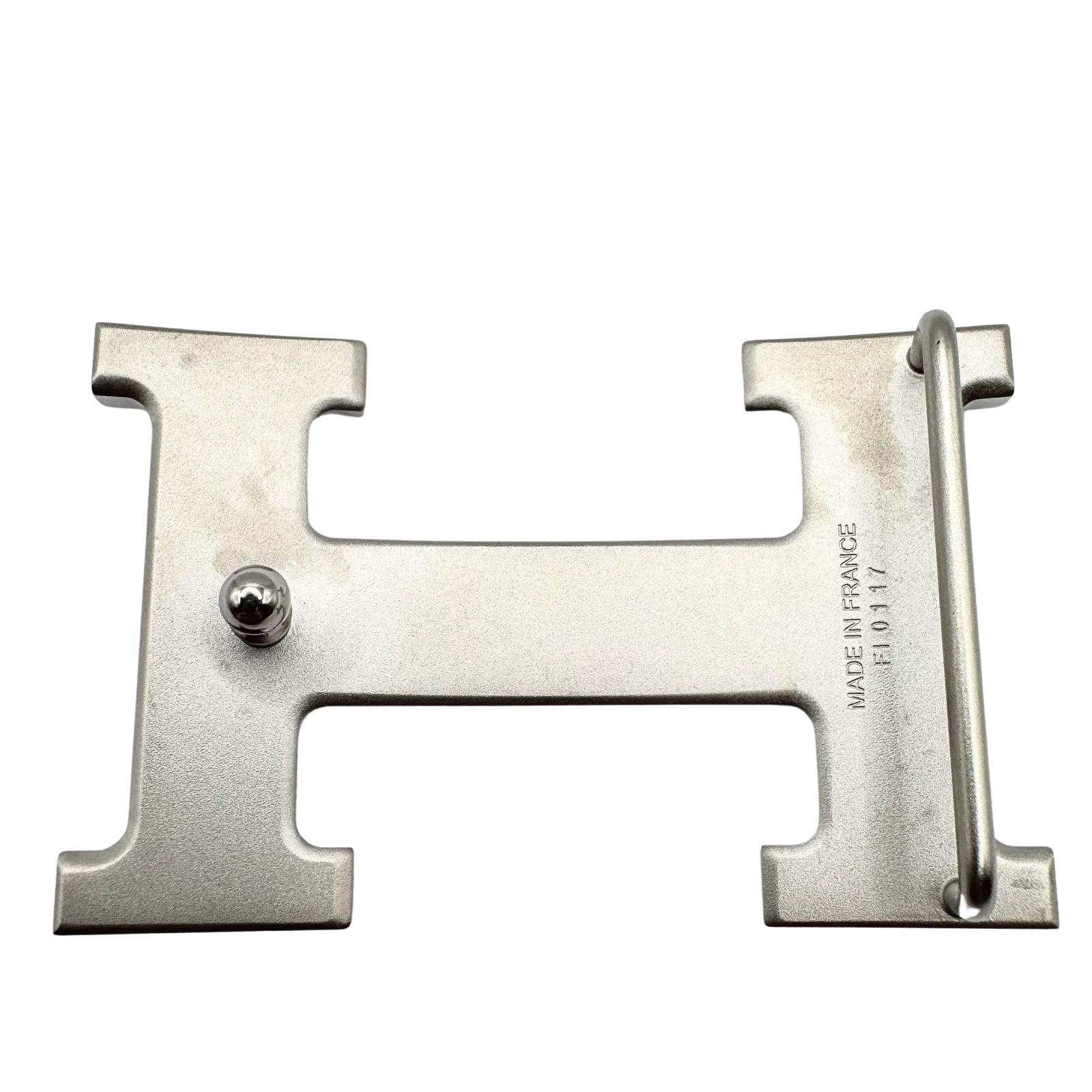 32mm H Belt Buckle in Silver