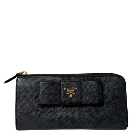 Blooms Print Zip Around Wallet