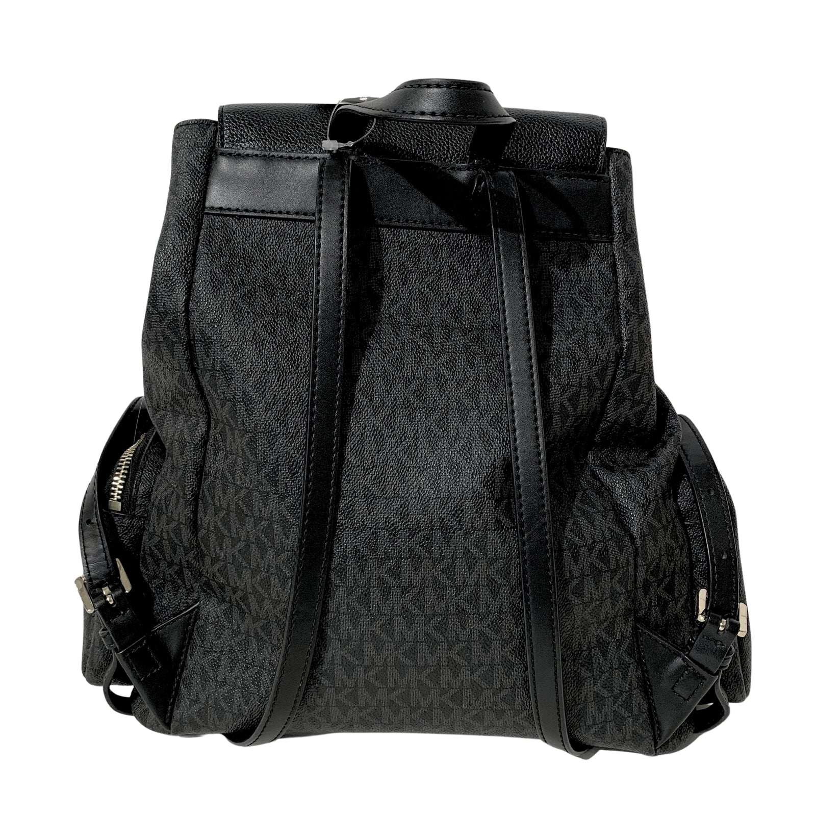 Black Monogram Backpack
