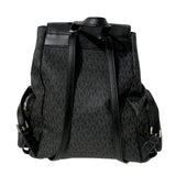 Black Monogram Backpack