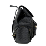 Black Monogram Backpack