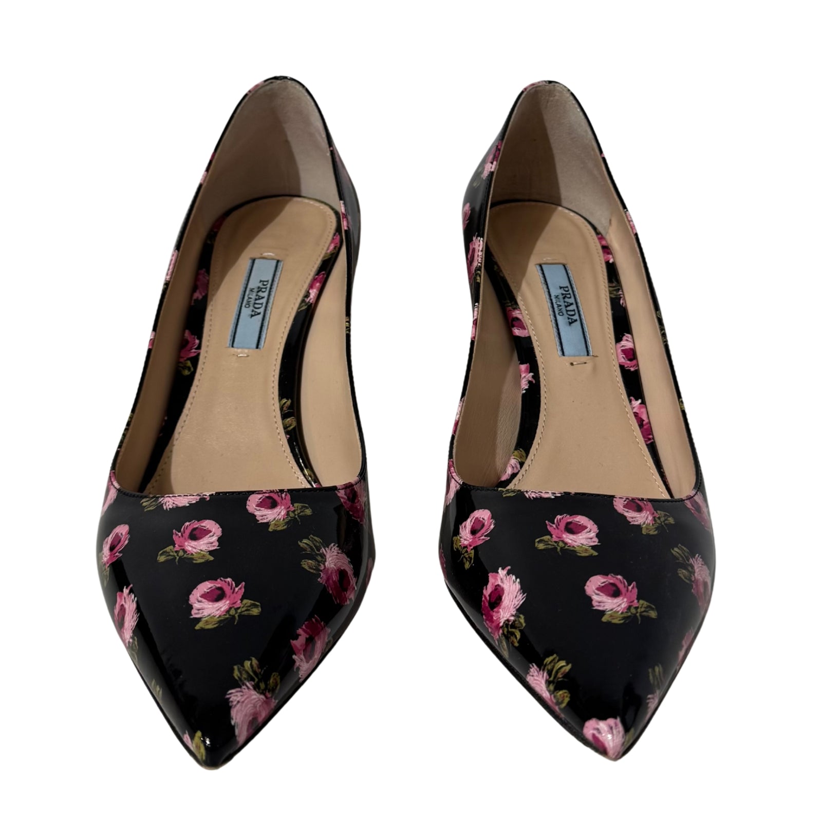 Floral Print Heels 38.5