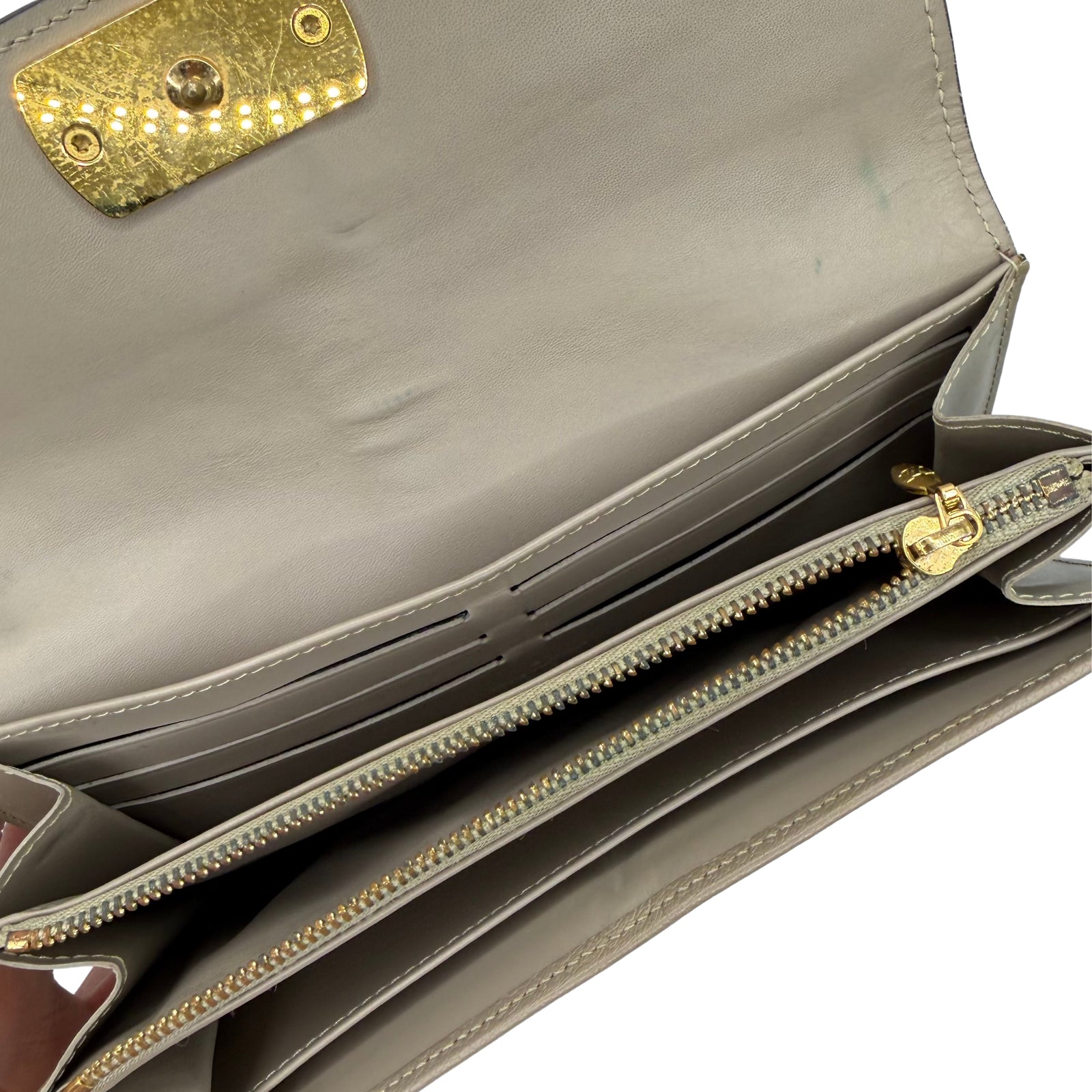 Portefeuille Beige Wallet