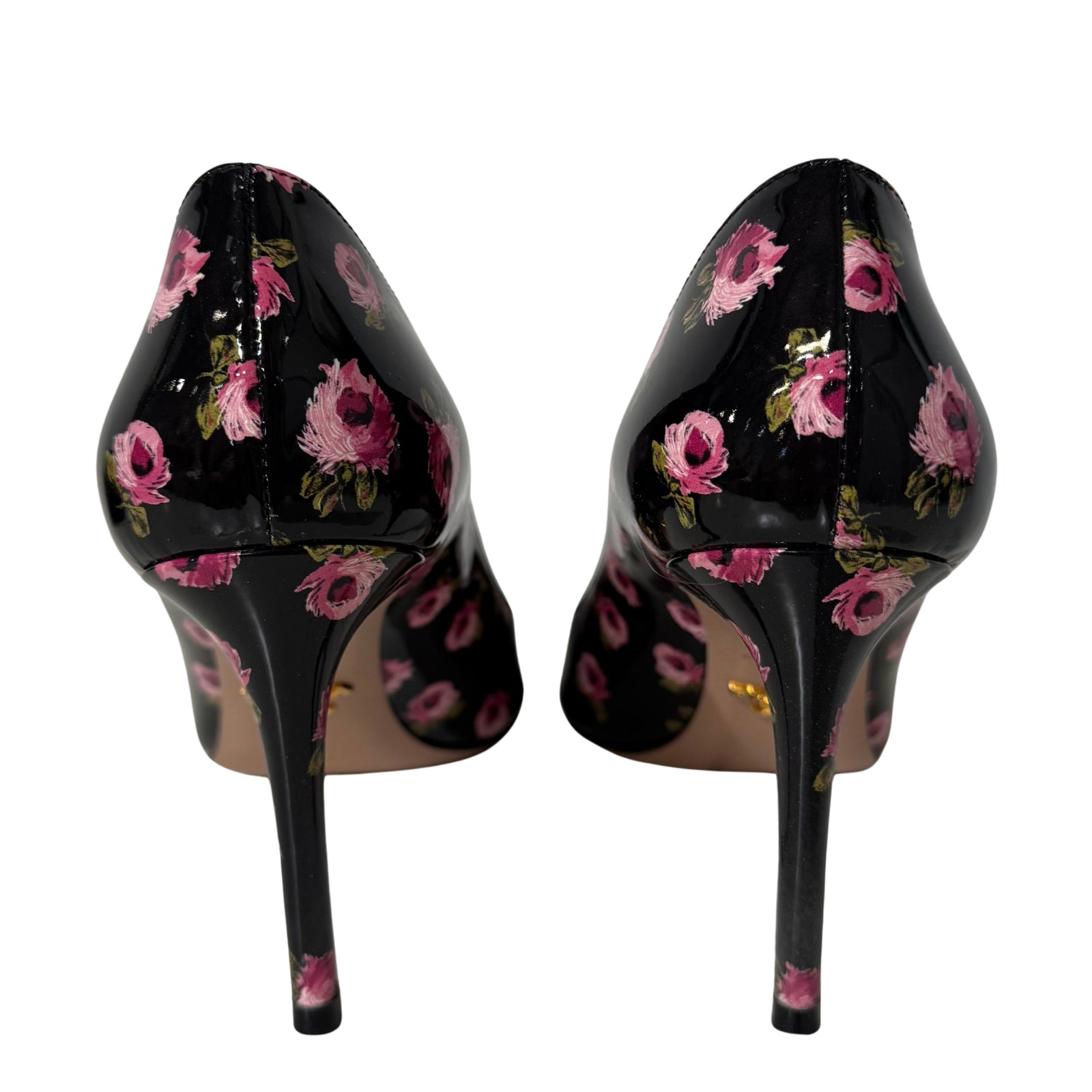 Floral Print Heels 38.5