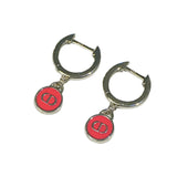 Repurposed CD Drop Earrings