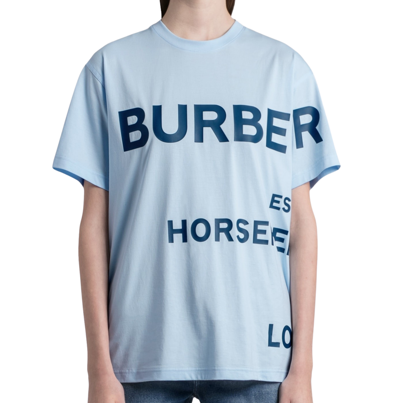 Horseferry Print Cotton Oversized T-Shirt