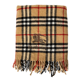 Wool Nova Check Lap Blanket/Wrap 30x43