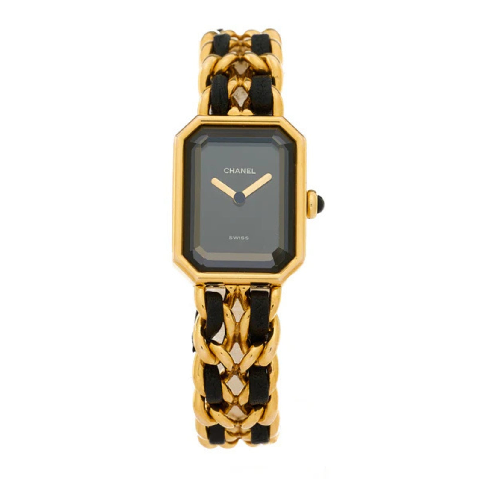 Lambskin 20mm Chain Premiere Quartz Watch Gold M