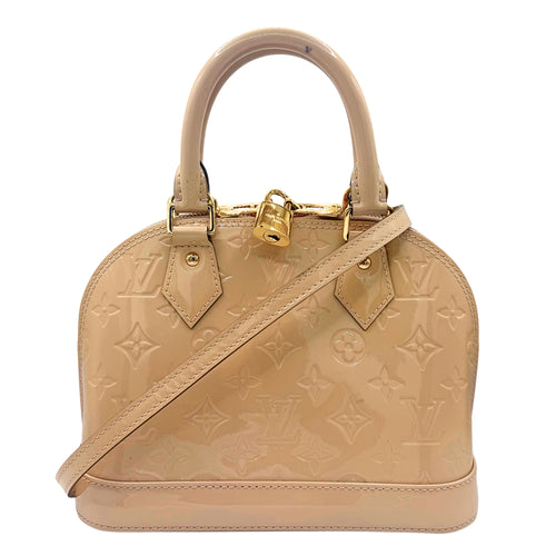 Citrine Monogram Vernis Alma BB Bag