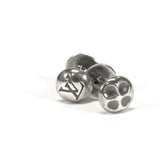 Rare Sterling Silver Monogram Cufflinks