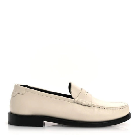 White Rubber Platform Slide Sandals 38