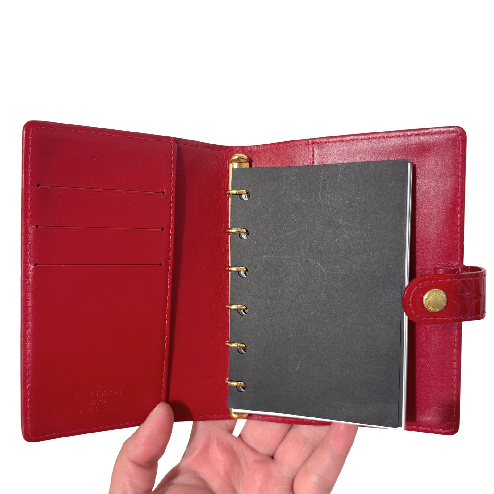 Vernis Wine Red Agenda Cover