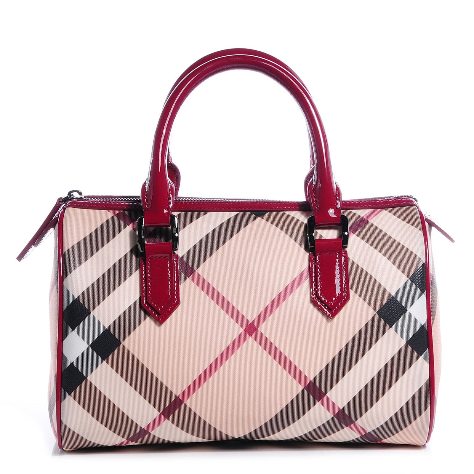 Nova Check Chester Bowling Bag Raspberry Sorbet