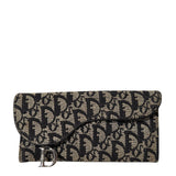 Canvas Saddle Long Wallet