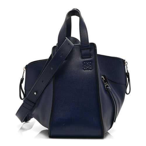 Calfskin Small Hammock Shoulder Bag Marine