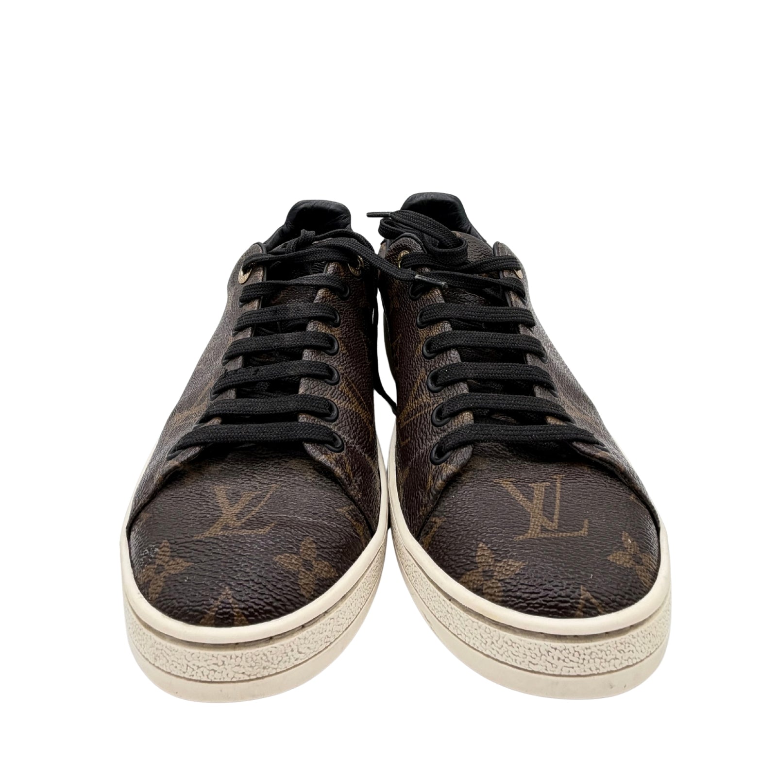 Louis Vuitton Patent Monogram Frontrow Sneakers