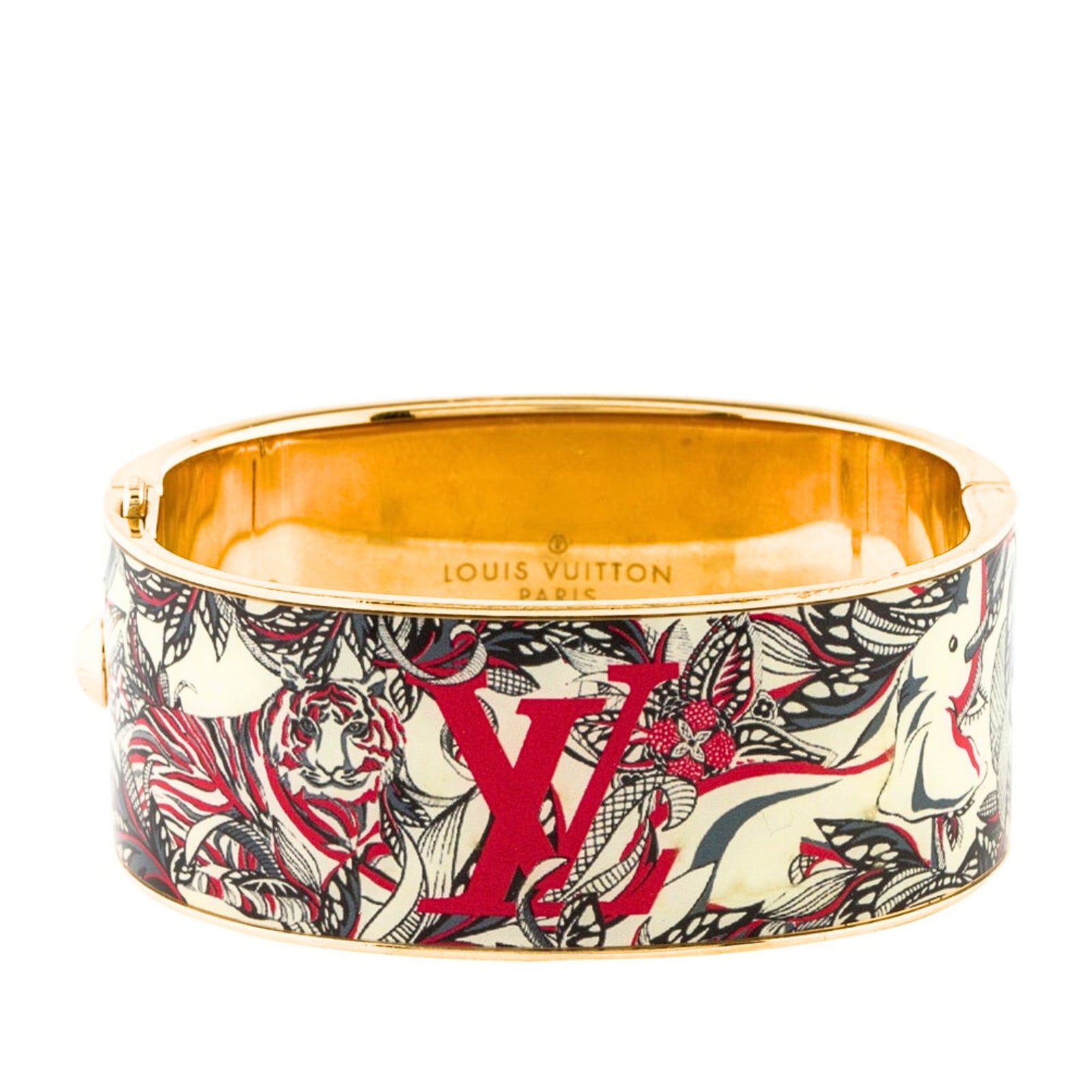 Enamel Confidential Hinged Bangle S