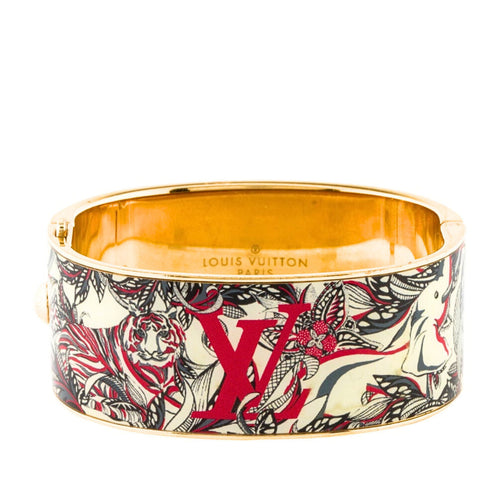 Enamel Confidential Hinged Bangle S