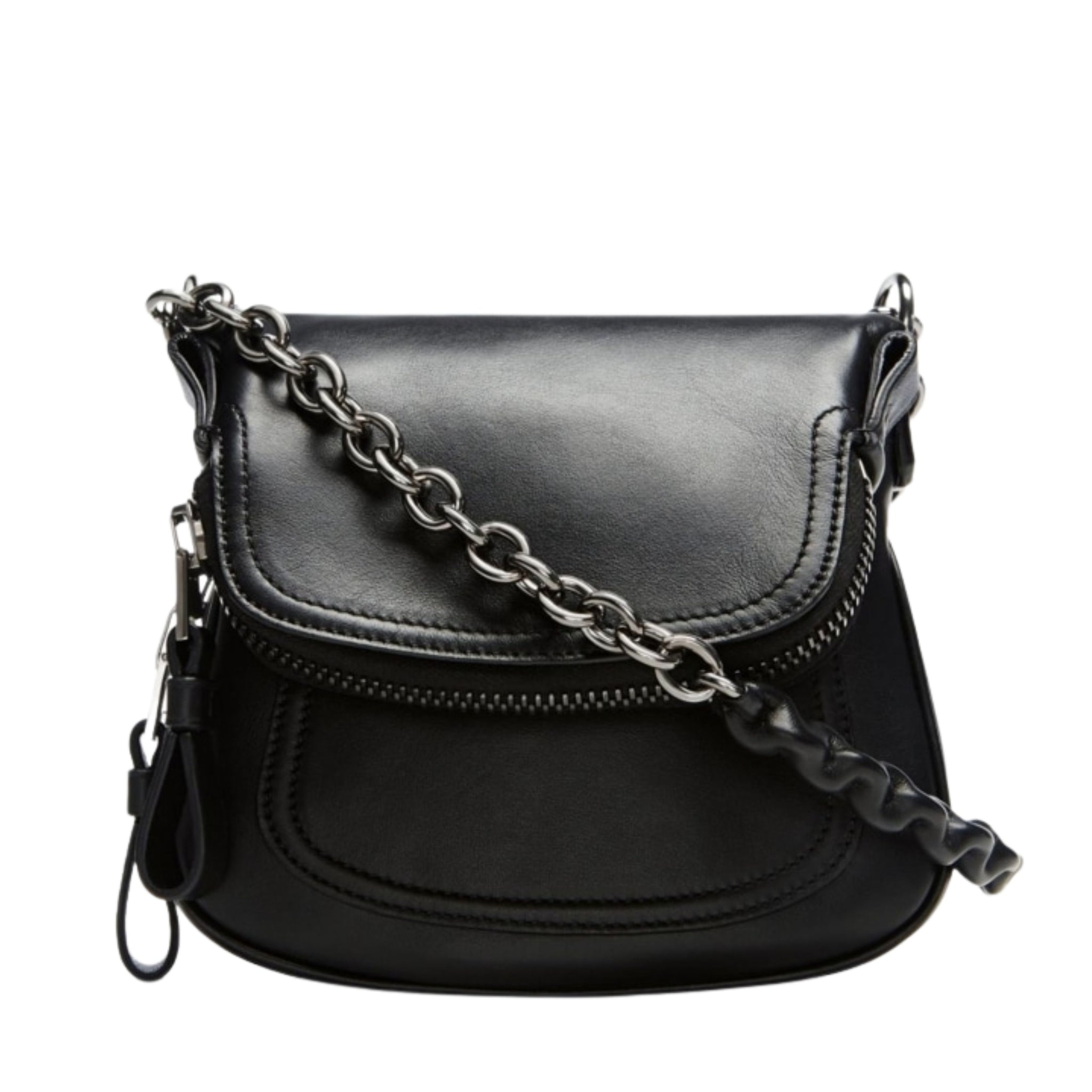 Calfskin Mini Jennifer Crossbody Bag Black