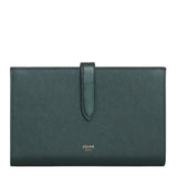 Large Strap Wallet in Grained Calfskin