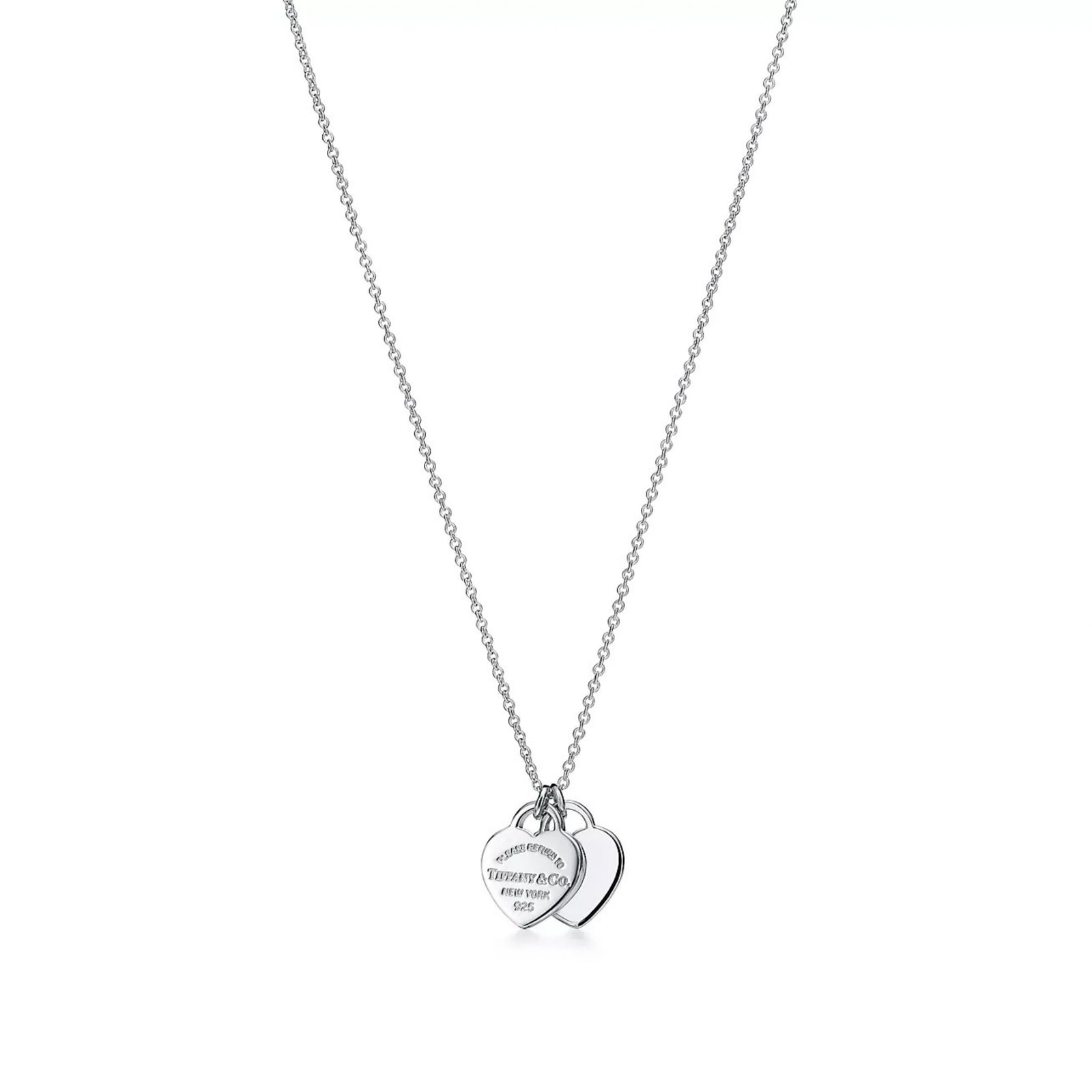Mini Double Heart Tag Pendant