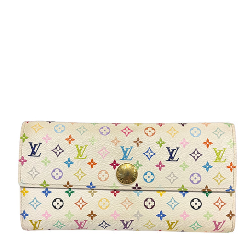 Multicolor Monogram Sarah Wallet